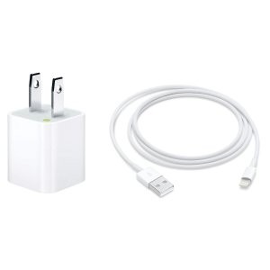 Apple 5W 充电器 + 1米 USB-A 转 Lightning 数据线