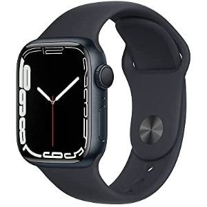Apple Watch Series 7 41mm 午夜色铝合金表壳+运动硅胶表带