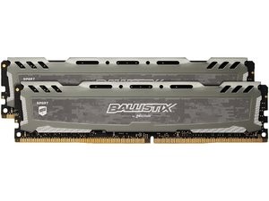 镁光 Ballistix Sport LT 16GB (8GBx2) DDR4 3000MT/S 内存条