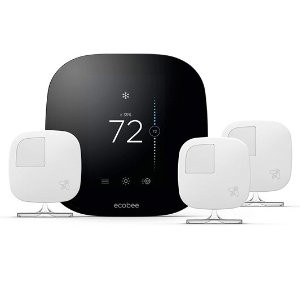 ecobee 3 智能无线恒温器+3个传感器 超值套装 开箱版
