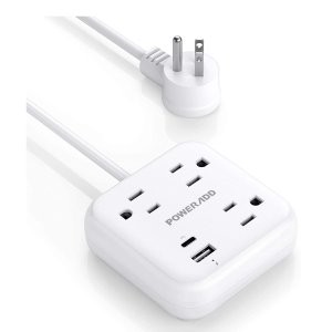 POWERADD 插线板 支持PD USB C/USB A充电