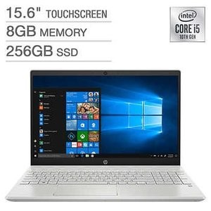 HP Pavilion 15吋触屏本 (i5-1035G1, 8GB, 256 GB)