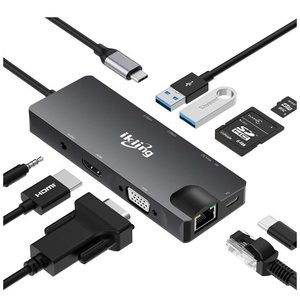 Ikling USB C 9合1集线器