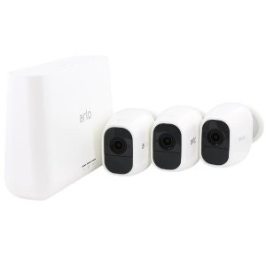 Arlo Pro 2 1080p 家庭无线安防系统 3个摄像头套装