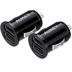 AUKEY 24W/4.8A 紧凑双口车载充电头 2个装