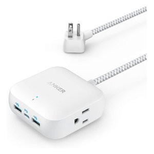 Anker 30W 美标插座延长线 支持PD USB C/USB A充电