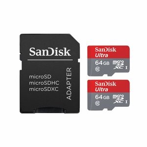 Sandisk Ultra 2x 64GB microSD 储存卡 附SD卡转换器