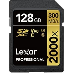 Lexar 128GB Professional 2000x UHS-II SDXC