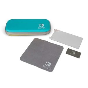 PowerA Nintendo Switch Lite 支架收纳包 含贴膜 毛巾
