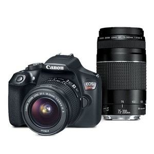 Canon EOS Rebel T6 EF 18-55 + EF 75-300mm 套装 官翻