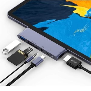 RAYROW CUSB-C iPad Pro (18&20款) 6合1拓展坞