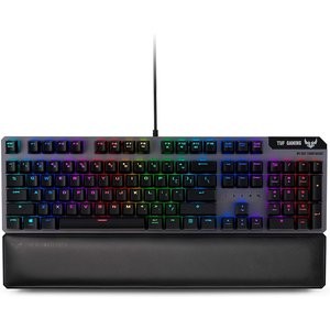 ASUS 电竞特工TUF K7 机械键盘 RGB背光键盘 黑色 104键 光轴