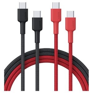 AUKEY USB C2C 充电线 x2