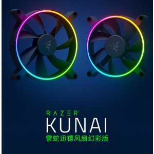 新品上市：Razer Kunai 120mm/140mm 迅镖幻彩风扇炫彩版
