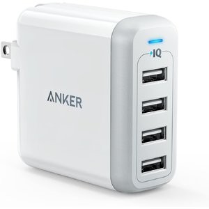 Anker 40W 8A 4接口 USB 充电器
