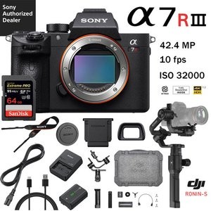 索尼 A7R III 全幅微单机身 + 如影S三轴稳定器 + 配件套装