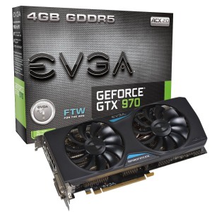 EVGA GTX 970 4G Dual FTW w/ACX 2.0 cooler