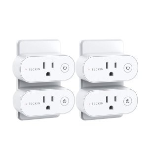 TECKIN Mini Wi-Fi 智能插座 4个装