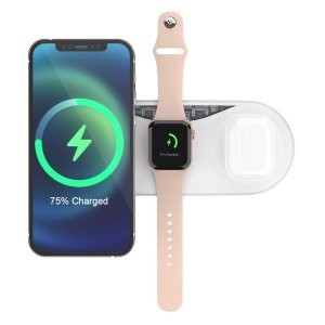 UUTO 3合1无线充电器 手机+手表+AirPods同时充 15W