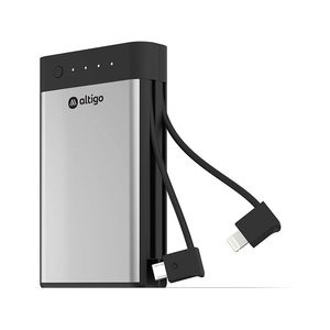 限今天：Altigo 10050mAh 充电宝 自带隐藏式充电线