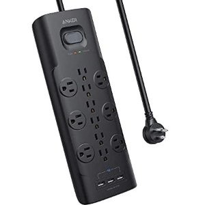 Anker Power Strip 12x交流 3xUSB 4000焦耳 电涌保护插座