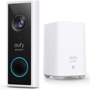 限今天：eufy Security 2K 可视门铃+基站 套装