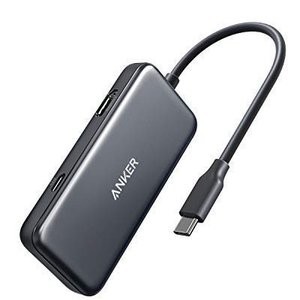 Anker 3合1 USB C 扩展坞 支持60W PD+4K+USB 3.0