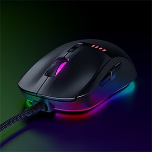 AUKEY Knight RGB游戏鼠标, 10000DPI + 8个编程键