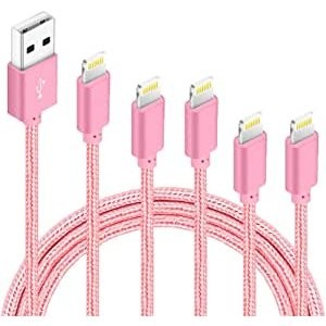 IDISON MFI 认证 Apple Lighting 接口充电线 5条装
