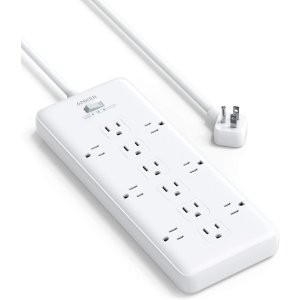 Anker 12×AC 8000焦耳 电涌保护插座