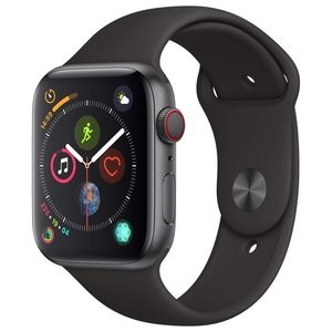 Apple Watch Series 4 蜂窝网络版 深空灰+黑色运动表带