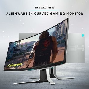 史低价：Alienware AW3420DW 34" 2ms+2K+120Hz 曲面电竞屏