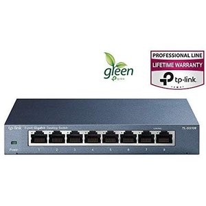 TP-Link TL-SG108 8口千兆交换机 金属外壳