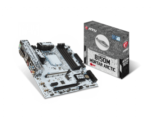 MSI B150M MORTAR ARCTIC