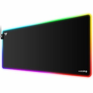 VicTsing 超大尺寸RGB 布艺游戏鼠标垫 12种灯光模式