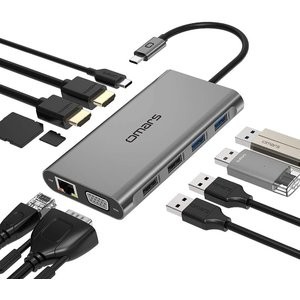 Omars 11合1 多功能 USB-C 扩展坞