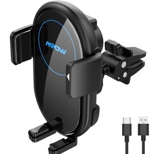 Mpow Qi 10W 自动夹紧式车载无线充电器底座