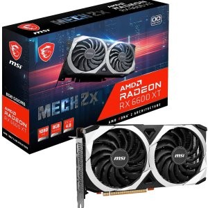 MSI AMD Radeon RX 6600 XT 显卡 128-bit 8GB GDDR6