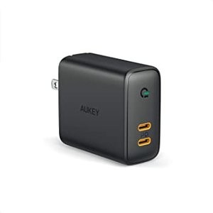 AUKEY 36W 双USB-C 充电头 30W PD