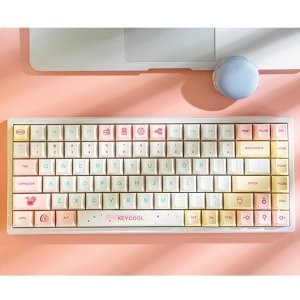 Keycool 马卡龙配色 有线机械键盘