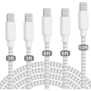 PLmuzsz USB-A转Lighting 尼龙数据线 5根