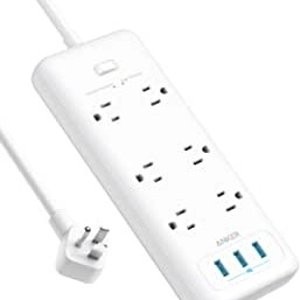 Anker 6×AC 3×USB 电涌保护插座