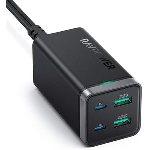 RAVPower 65W 4口充电站 65W PD 2A+2C