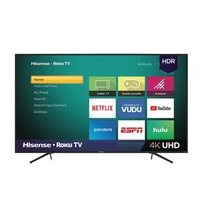 Hisense 65" 4K HDR LED Roku 65R6E1 智能电视