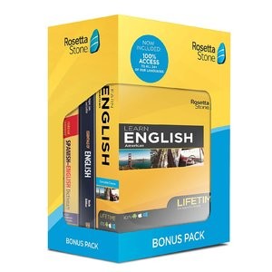 Rosetta Stone 语言学习大礼包, 含24种语言课程+语法+词典