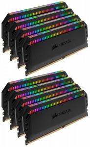 Corsair 统治者铂金 128GB(8x16GB) DDR4 3200 CMD128GX4M8B3200C16