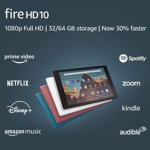 Fire HD 10 平板 10"高清屏+32GB起步内存+12h使用时长