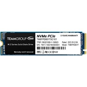 史低价：Team MP33 PRO 1TB M.2 2280 PCIe3.0 x4 固态硬盘