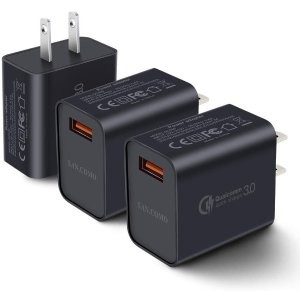白菜价：Jasanic Quick Charge 18W QC 3.0 快速充电器 3件装