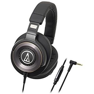Audio-Technica 铁三角 ATH-WS1100iS 头戴重低音耳机，带线控